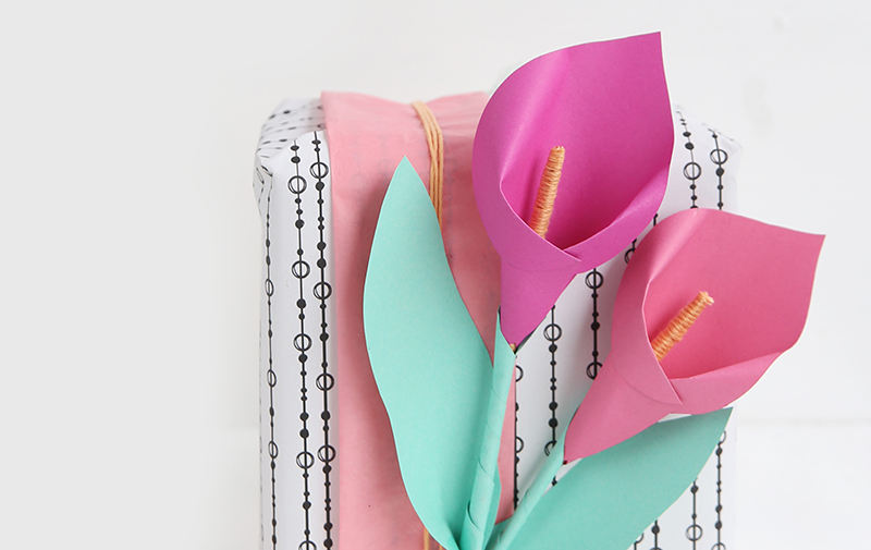 DIY-Calla Blume aus Papier ganz einfach selbermachen