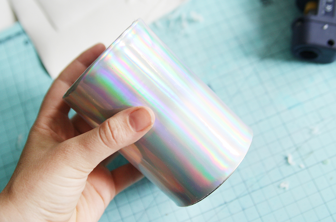 DIY Stiftedosen mit Hologramm-Effekt - Upcycling aus Konservendosen