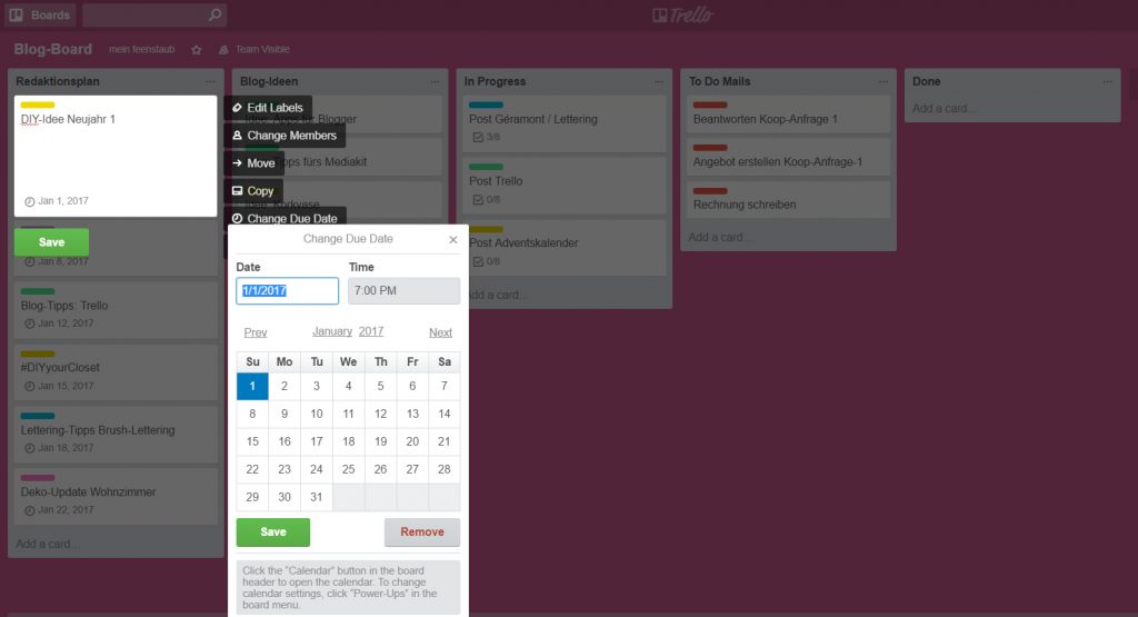 Blog-Tipps: Redaktions- und Projektplanung mit Trello
