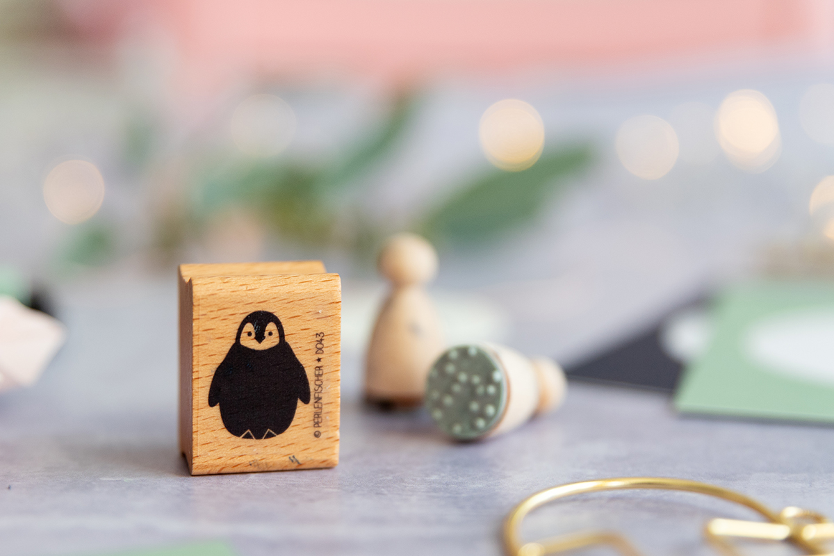Kleiner Pinguin - Geschenk Stempelset