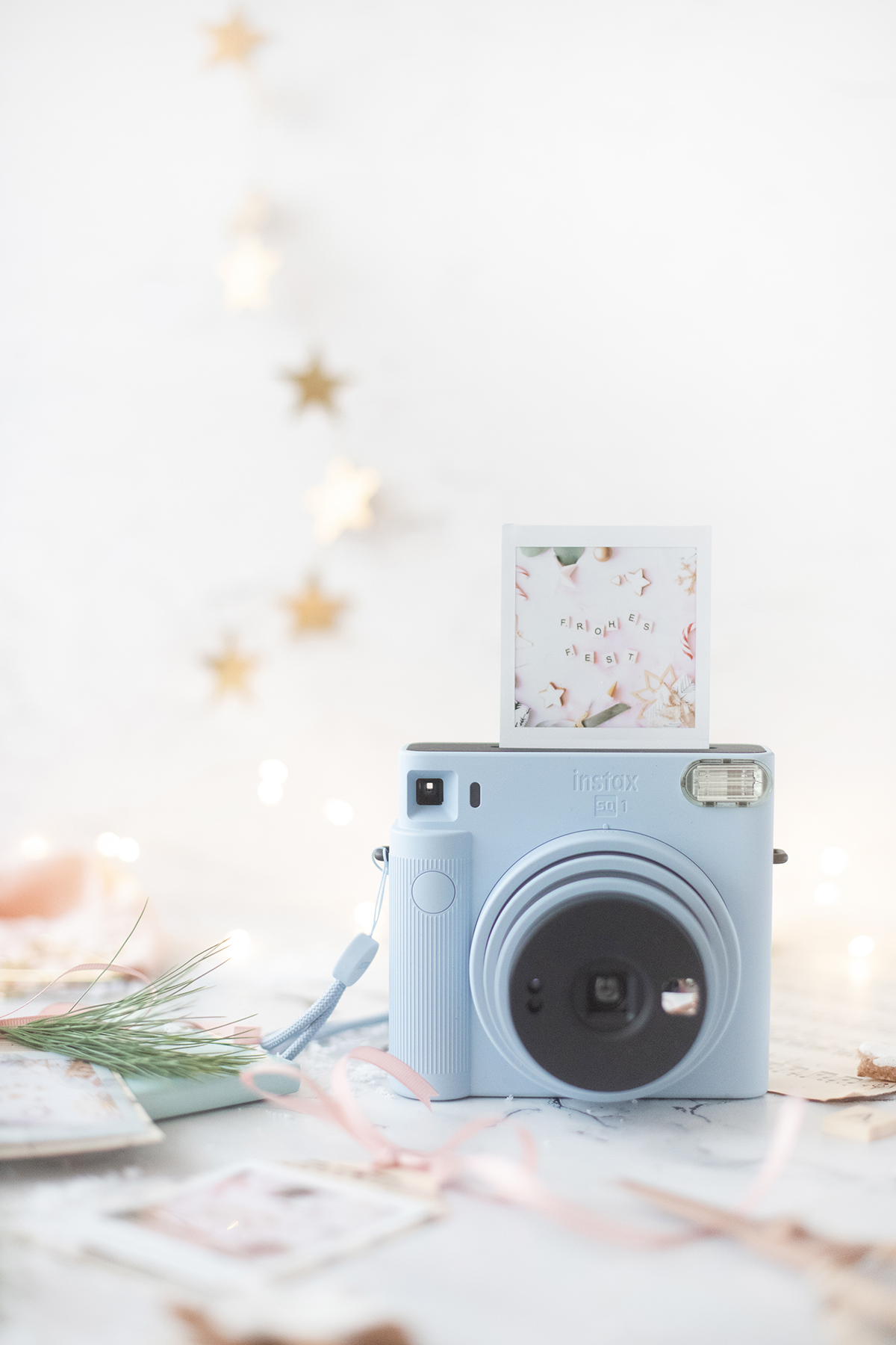 Claire’s Marble Instax Photo Cube New 