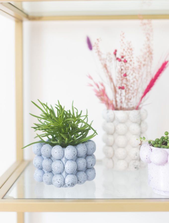 DIY-Bubble-Blumentopf-Vase-Modern-basteln-klein-6